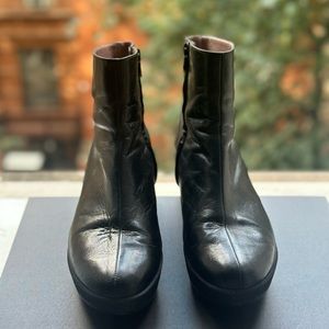 Robert Clergerie Leather Platform Boots